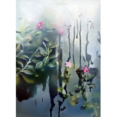 Hafsa Shaikh, 24 x 36 inch, Oil on Canvas, Floral Painting, AC-HFS-051